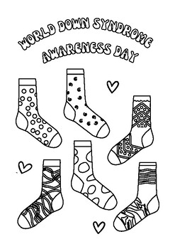 Preview of World Down Syndrome Awareness Day Coloring Pages
