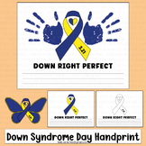 World Down Syndrome Day Activities Handprint Writing Art K