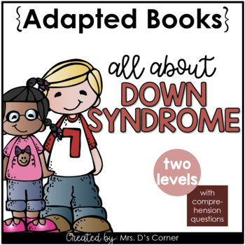 Preview of World Down Syndrome Day Adapted Books [Level 1 and Level 2] Digital + Printable