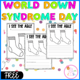 World Down Syndrome Day Socks Worksheets FREE
