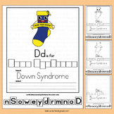 World Down Syndrome Day Writing Activities Letter D Worksh