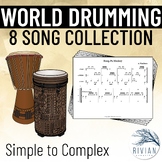 World Drumming Songs 8 Simple to Difficult Songs for Tuban