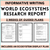 World Ecosystems Research Report