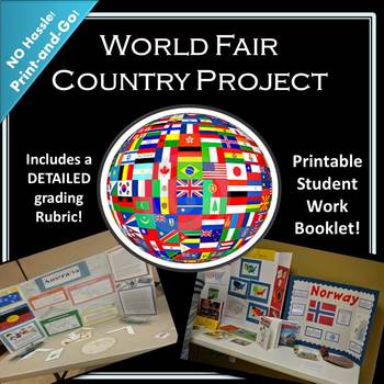 Preview of World Fair "Country Project" Unit