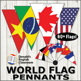 Flags of the World Banner ESL ELL Newcomer