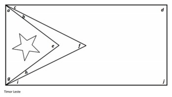 Preview of World Flags Angles Exploration and Scale Drawing