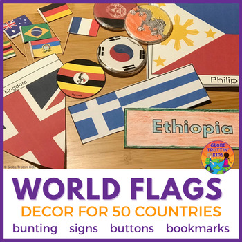 Preview of Flags of the World Printables