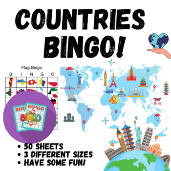 Flag Bingo Printable Geography Game