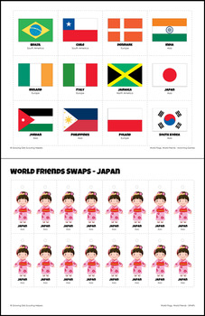 World Flags, World Friends - Girl Scouts - World Thinking Day Activity Pack