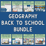 World Geography Back to School Bundle | Posters, Icebreake