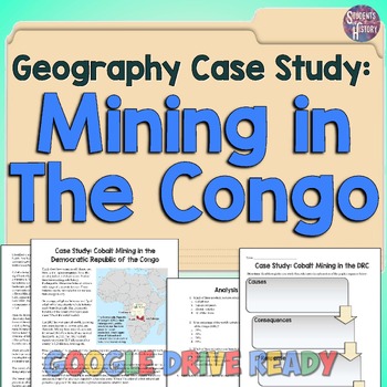 Preview of World Geography Case Study Activity: Cobalt Mining in the Congo