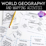 World and US Geography Skills and Map Practice with World 