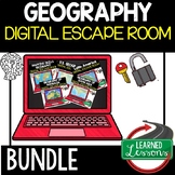 World Geography Digital Escape Room Breakout Room Distance