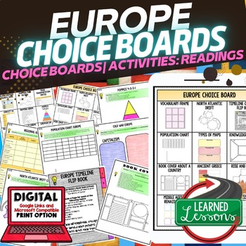 Europe Geography Activity Worksheets Teachers Pay Teachers