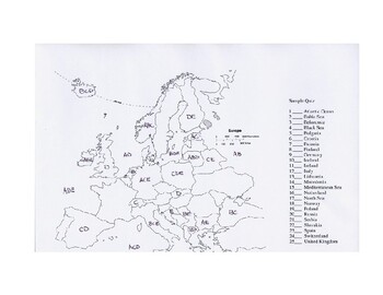 World Geography Europe Map Quiz By Transformation Education TPT   Original 9807836 1 