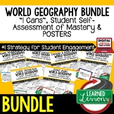 World Geography I Cans, Geography Posters BUNDLE, Geograph