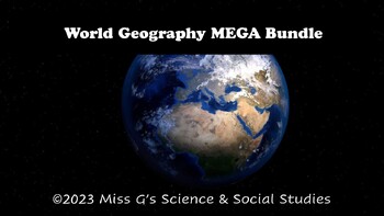 Preview of World Geography MEGA Bundle
