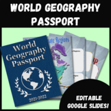 World Geography Passport- Google Slides