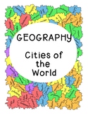Cities World Geography Continents Social Studies Distance 