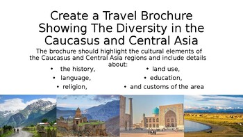 Preview of World Geography: Russia & Central Asia Travel Brochure Project