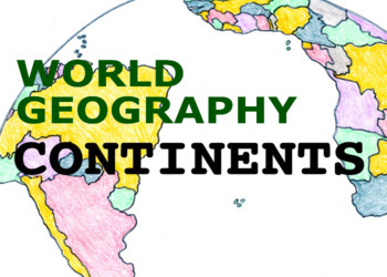Preview of World Geography Song, Continents