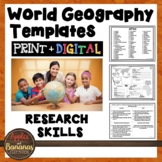 World Geography Research Templates