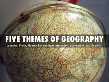 Preview of World Geography: Themes of Geography & Maps Unit Bundle