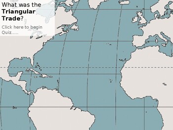 Preview of World Geography Triangular Trade Interactive PowerPoint