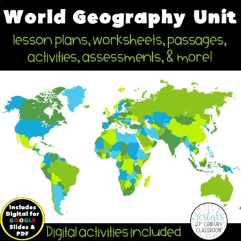 Preview of World Geography Unit {Digital & PDF Included}