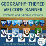 World Geography Welcome Banner for Back to School