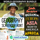 World Geography and Culture Scavenger Hunt Bundle