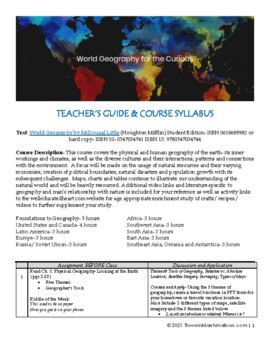 Preview of World Geography for the Curious: Teacher's Guide & Full Course Syllabus
