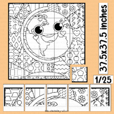 World Globe Activities Math Craft Coloring Pages Geography