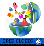 World Globe Internet Concept Clip Art