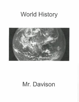 Preview of World History 2 (Full Year) Homework, Classwork, DBQ, Notes