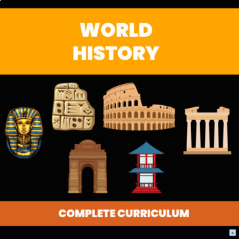 Preview of World History | 6th Grade | Year-Round Curriculum | Bundle