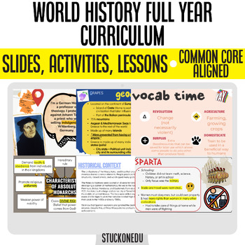 Preview of World History Full Year Curriculum