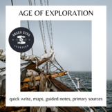 World History Age of Exploration Activities, Quick Write, 