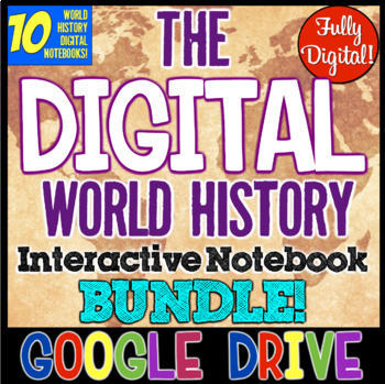 Preview of World History Ancient Civilizations DIGITAL Interactive Notebook Bundle
