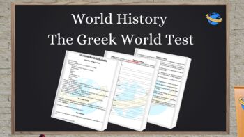 Preview of World History Ancient Greece Test