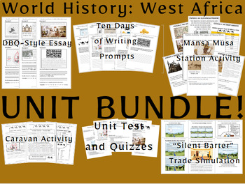 Preview of World History: Ancient West Africa WHOLE UNIT BUNDLE!