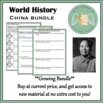 Preview of World History Bundle: China **Growing Bundle**