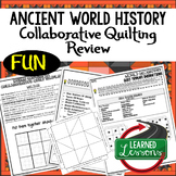 World History Collaborative Quilt, Classroom Display, Coll