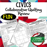 Civics & Government Collaborative Quilt, Classroom Display