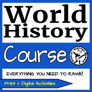 Preview of Medieval World History Curriculum - Middle Ages Rome China India Africa Europe