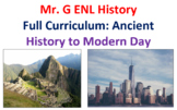 World History Curriculum: Ancient History to Modern Day (E