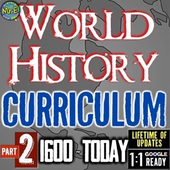 Preview of World History Curriculum Part 2 | 1500s to Modern Day