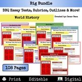 DBQ Essay Tests, Rubrics, Outlines & More! Units 1-9 Bundl