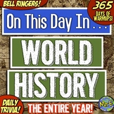 World History Daily Warmups and Bell Ringers | 365 Days On