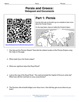 Preview of World History Document Activity: Persia and Greece